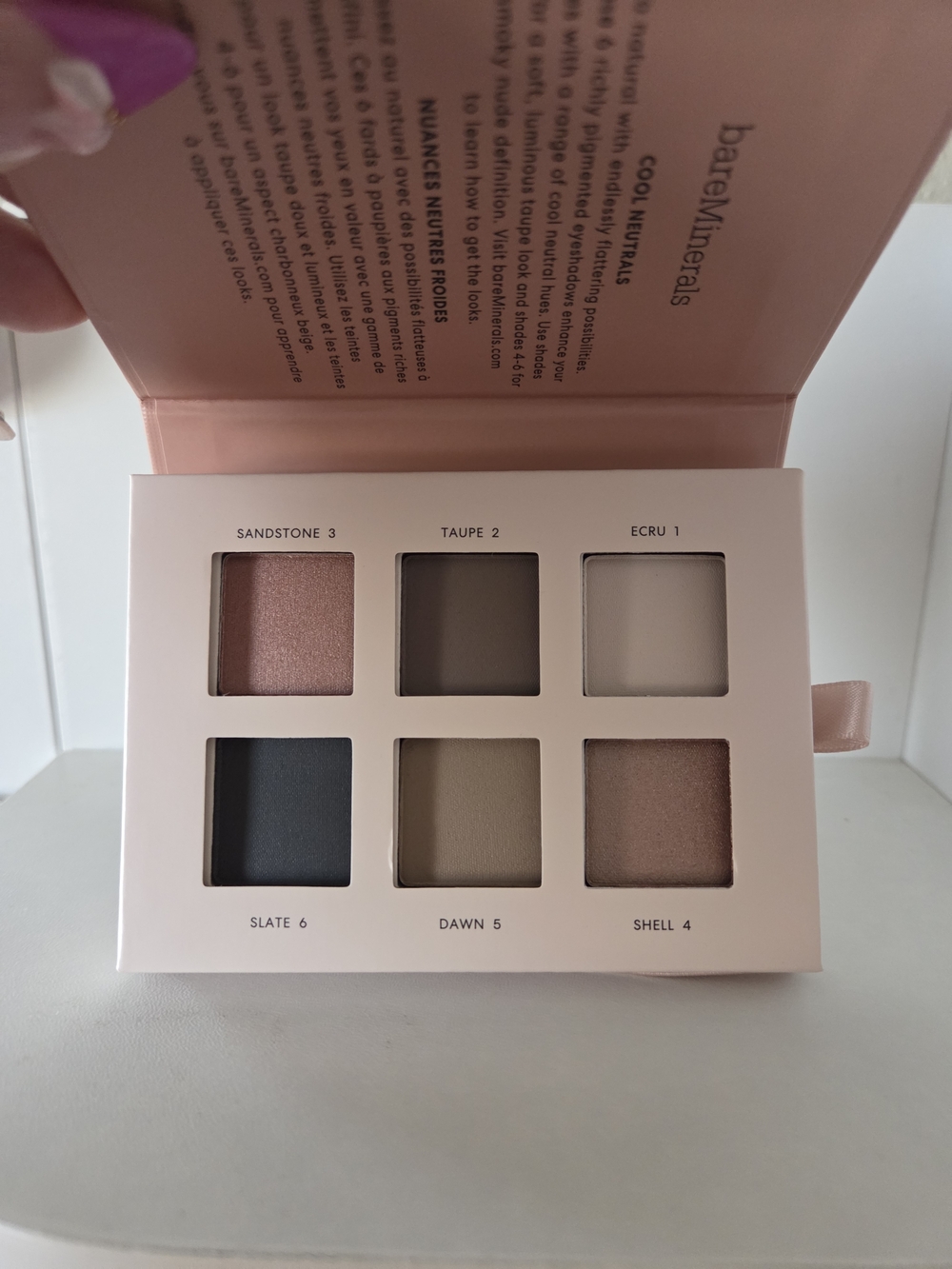 bareMinerals Cool Neutrals Eyeshadow Palette - Pink, Taupe, Cream, Gray, Brown